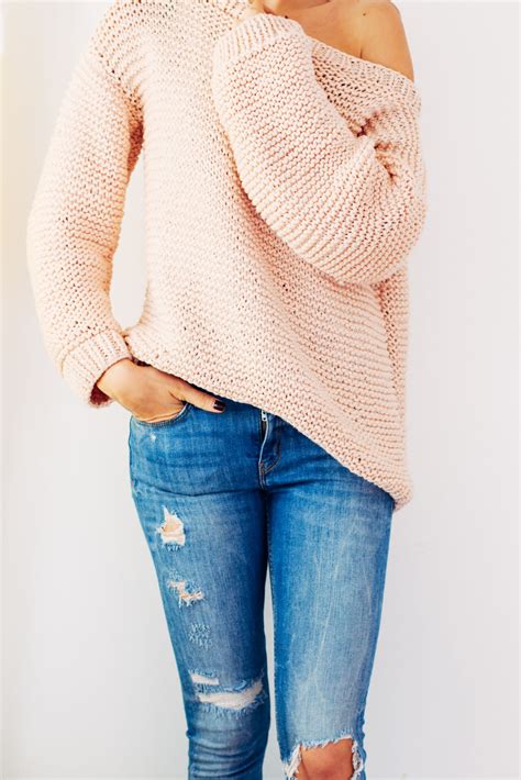 oversized knit sweater pattern free.